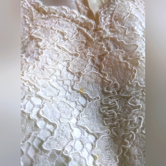 Vintage Ivory Dress, XS/S - Picture 7 of 10